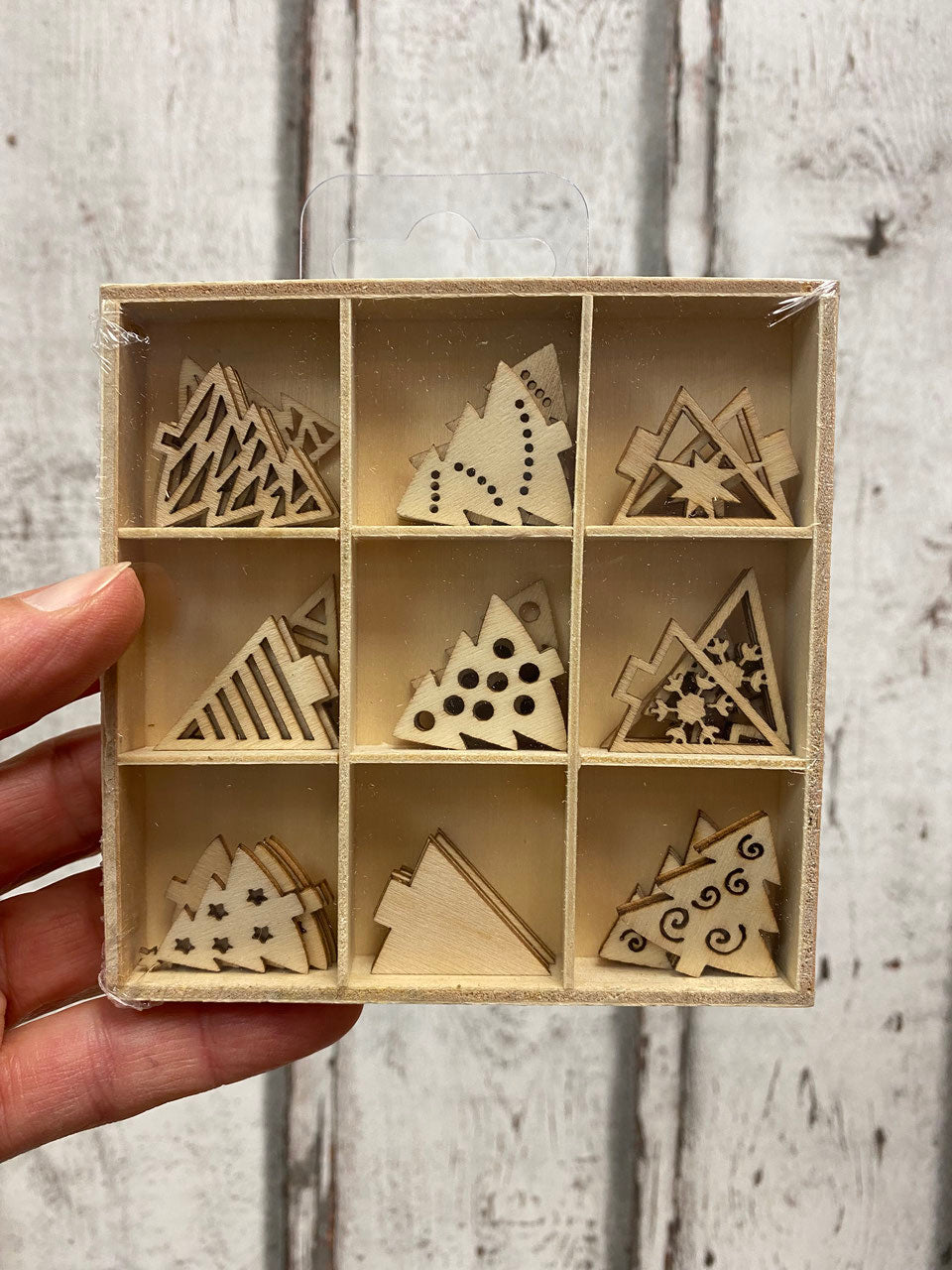 Holzbox Ornamente Streuer
