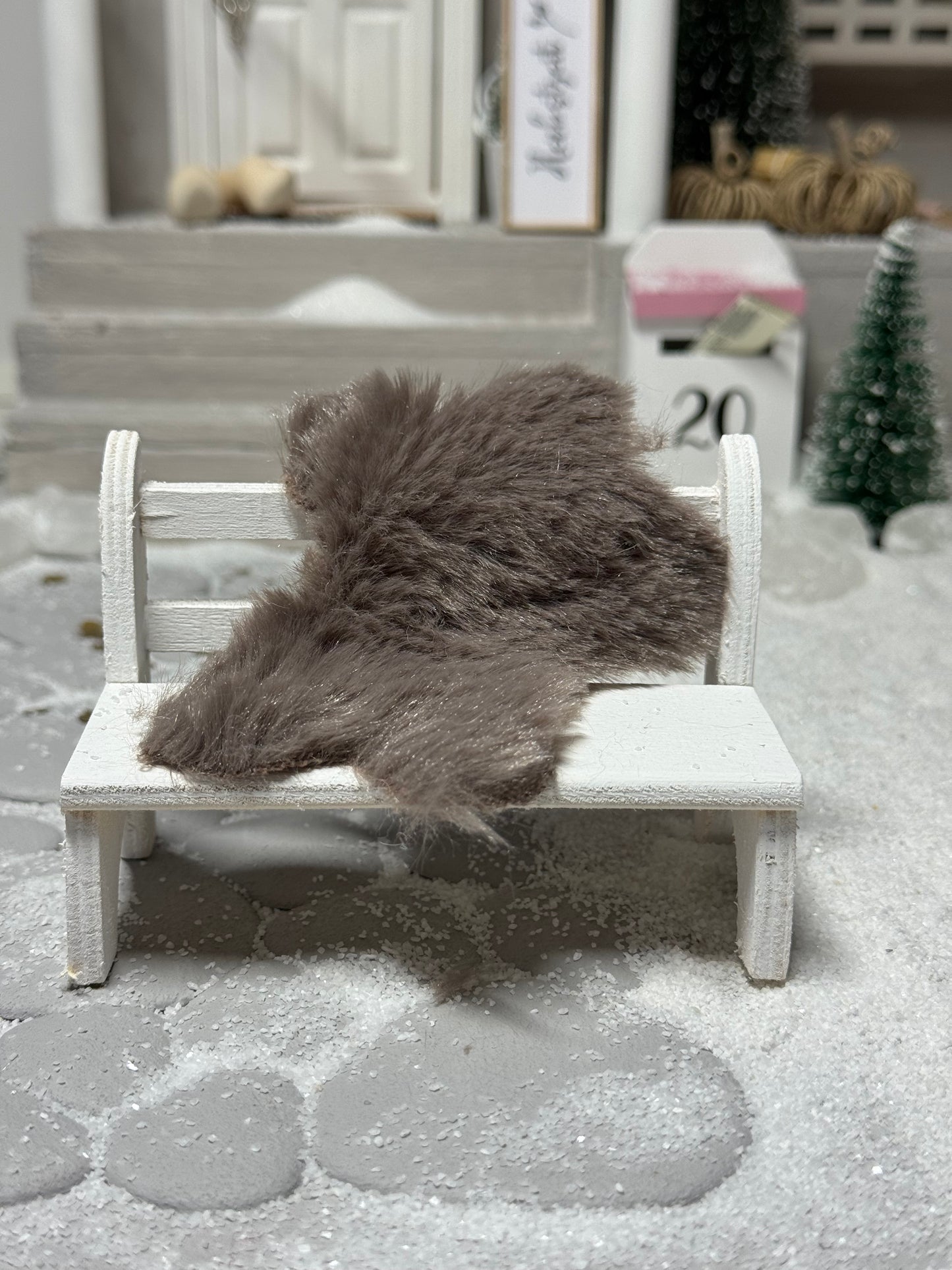 Kunstfell glatt Miniatur