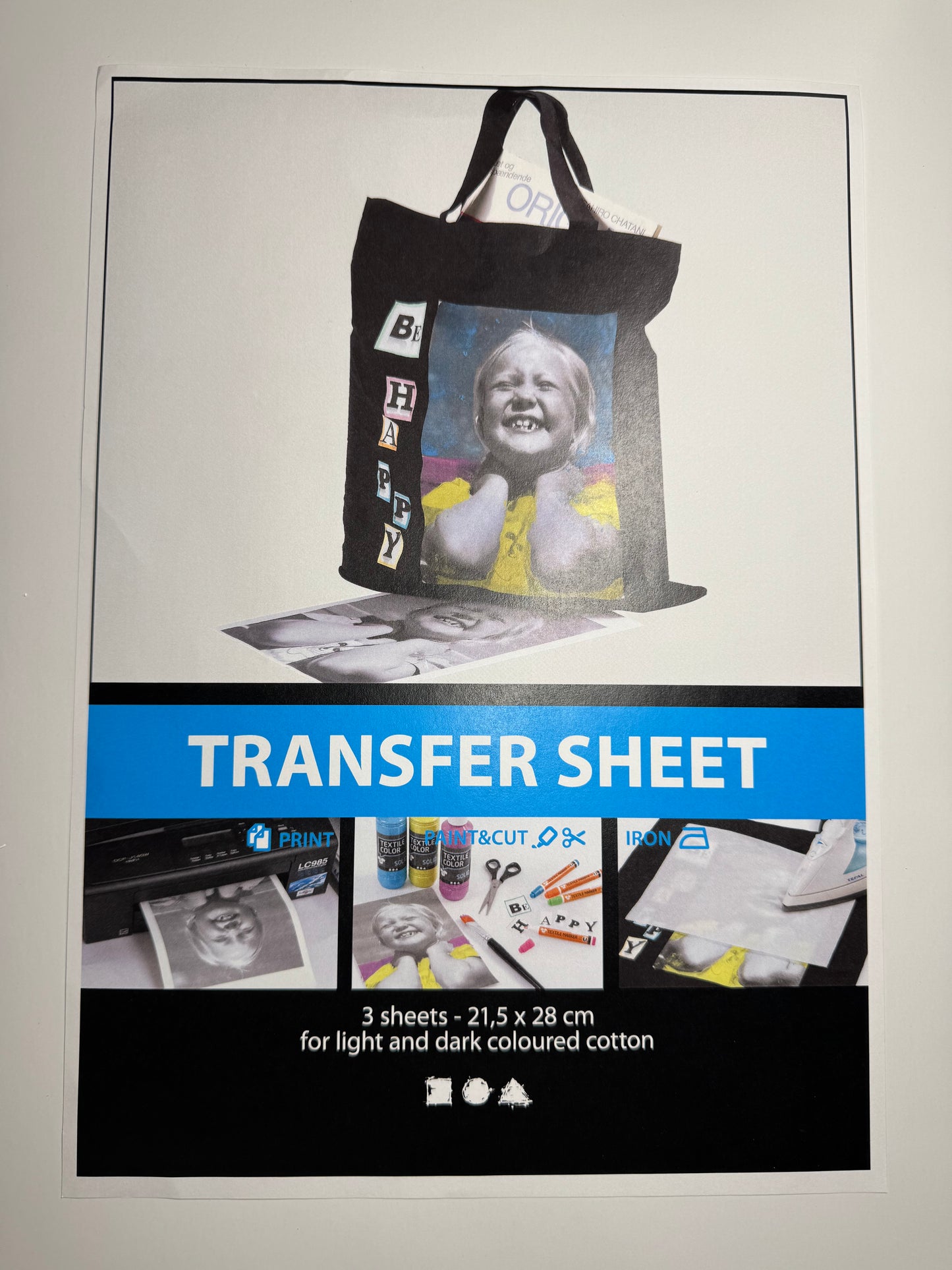 Foto-Transferbögen für Stoff