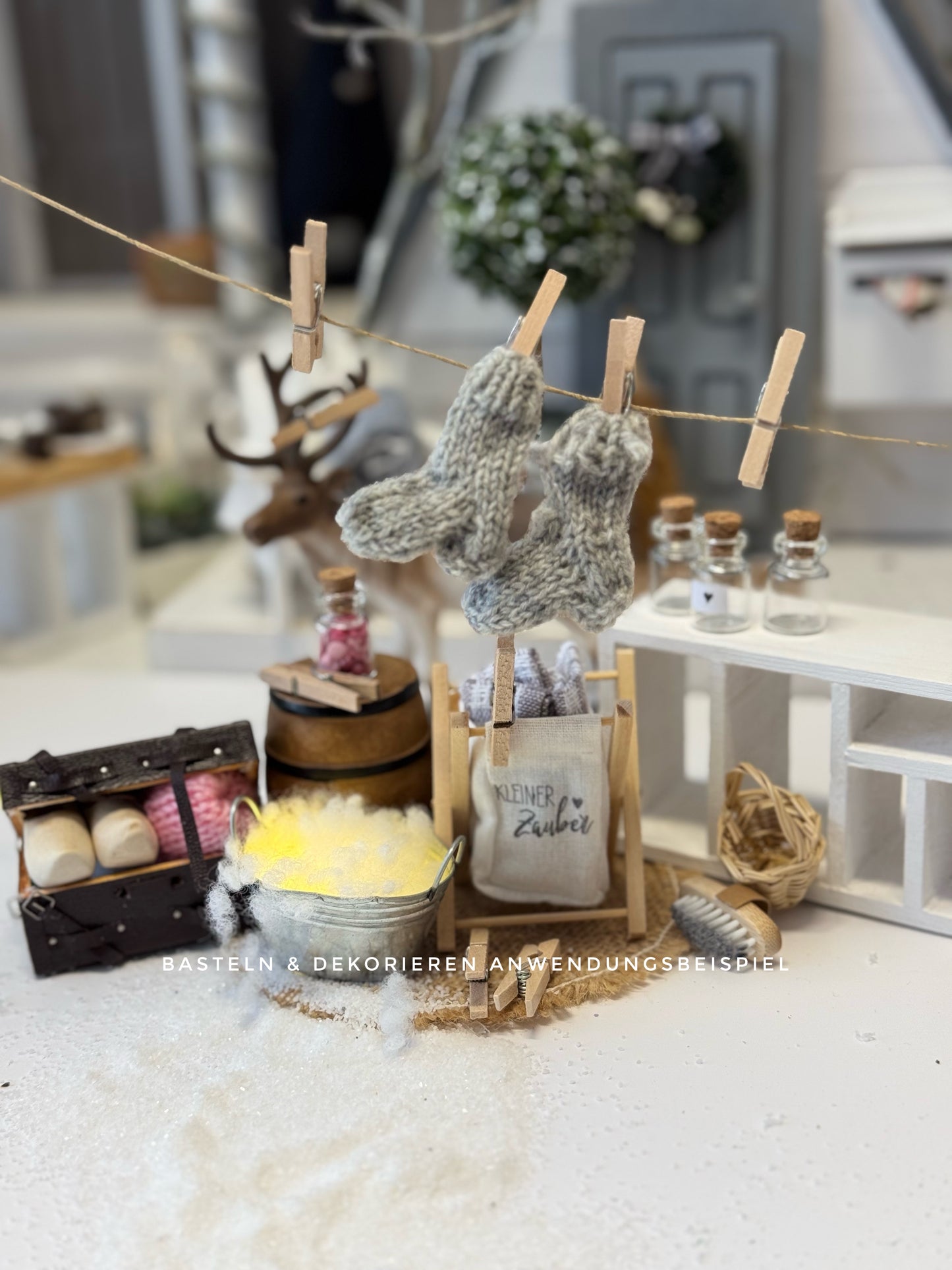 Holzwäscheklammern Miniatur