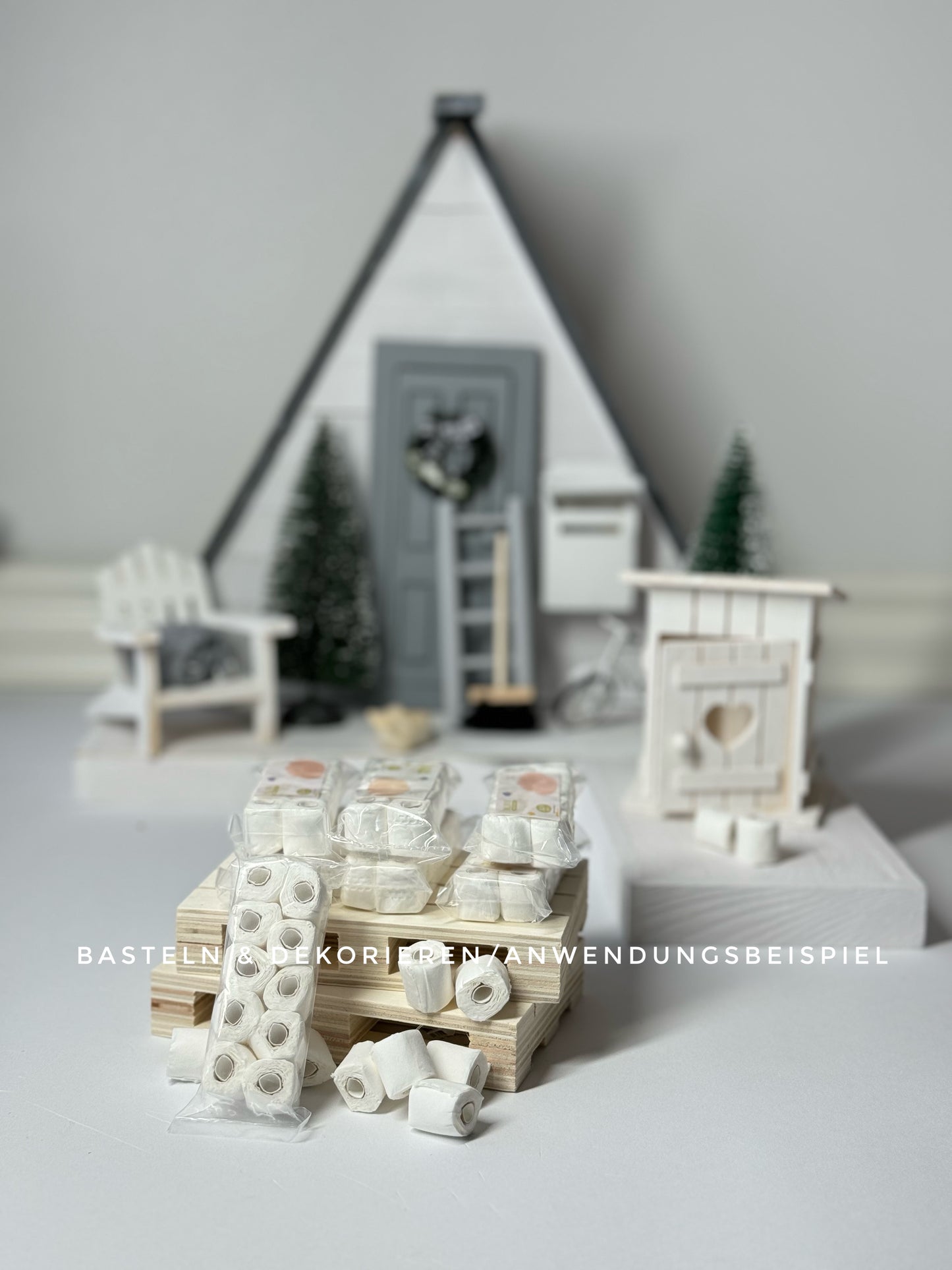 Toilettenpapier Miniatur