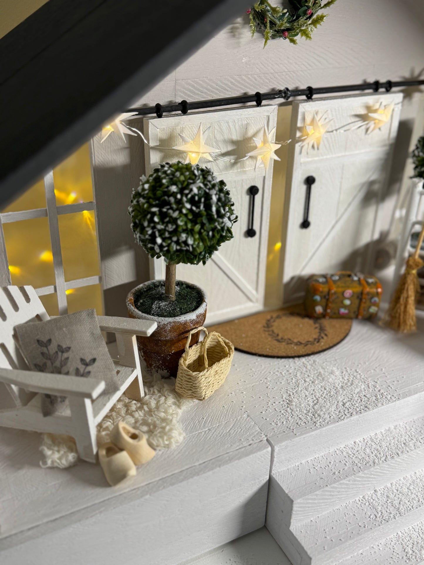 KREATIVPAKET Wichtelchalet - Wichtelhaus mit Schiebetür