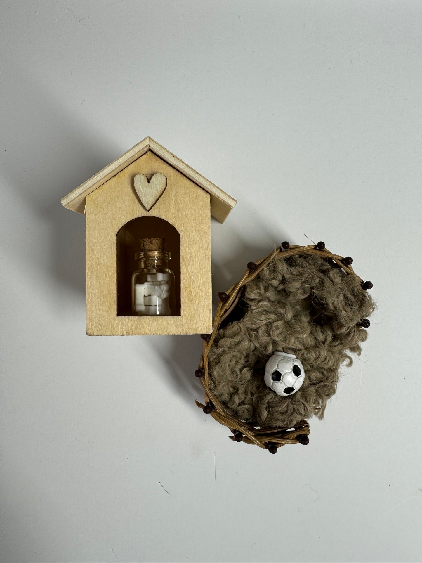 Hundehütte Wichteltür Miniatur