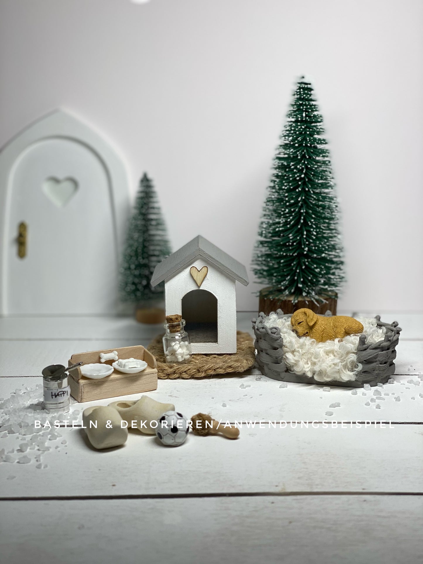 Hundehütte Wichteltür Miniatur