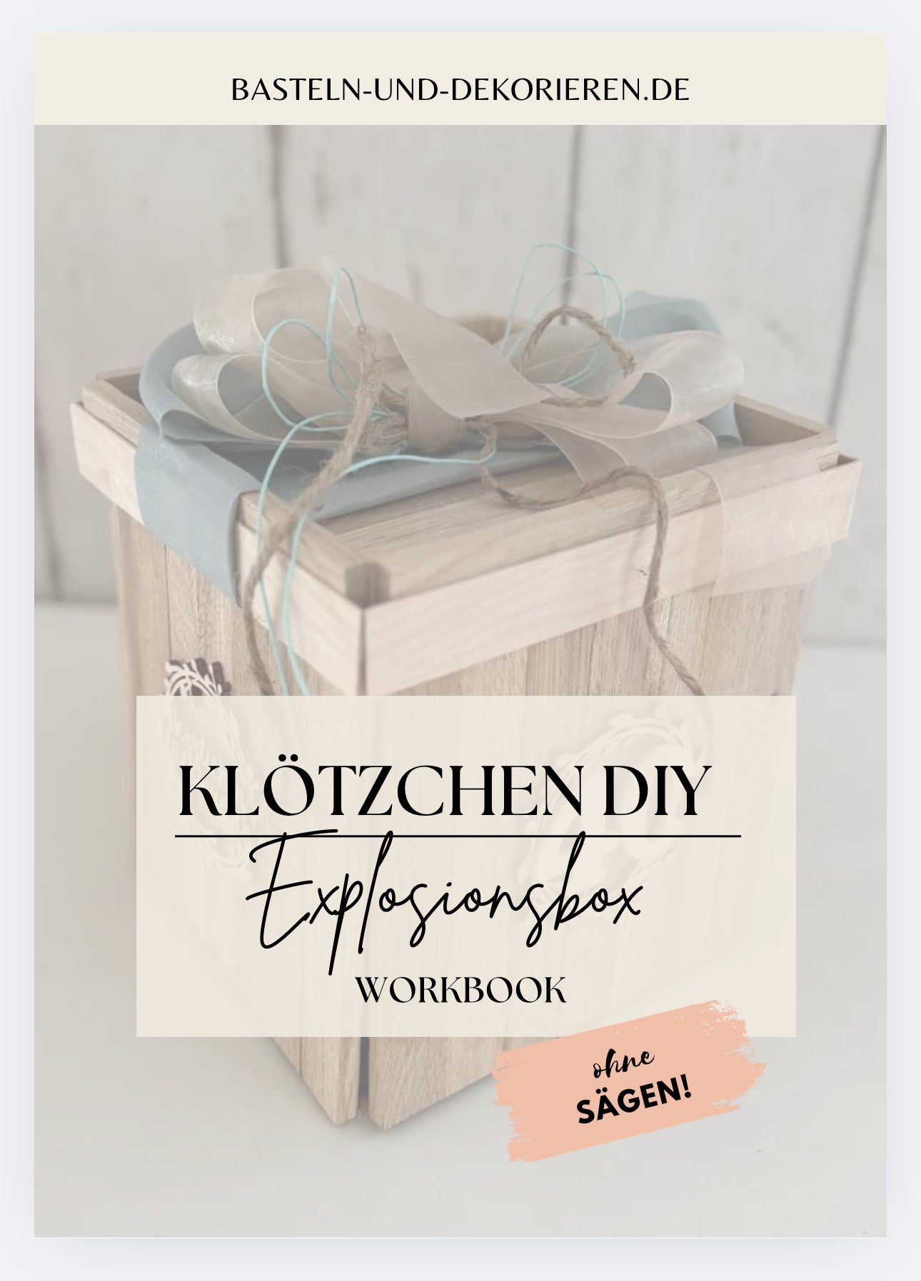 Explosionsbox aus Klötzchen Digital Download - ANLEITUNG
