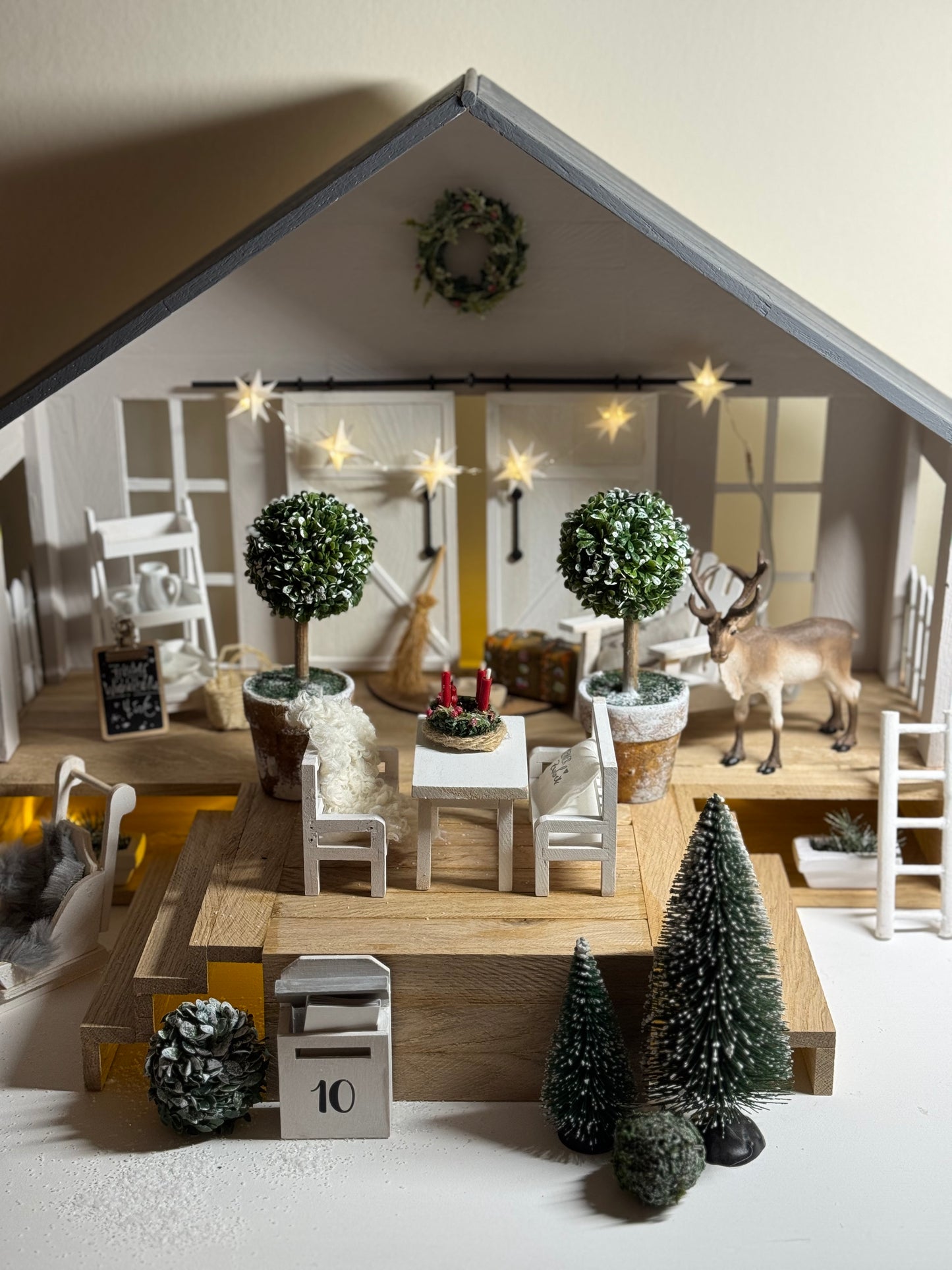 Downloadvorlage Anleitung Terrasse Wichtelhaus mit VORBAU