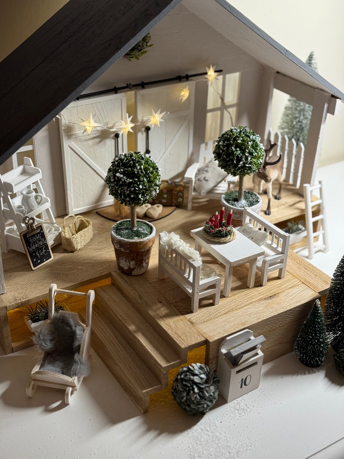 Downloadvorlage Anleitung Terrasse Wichtelhaus mit VORBAU