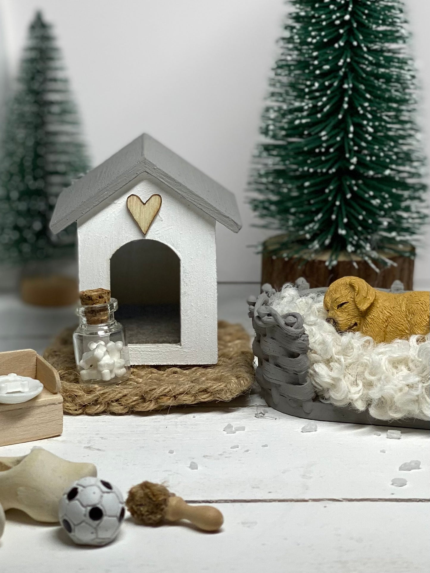 Hundehütte Wichteltür Miniatur