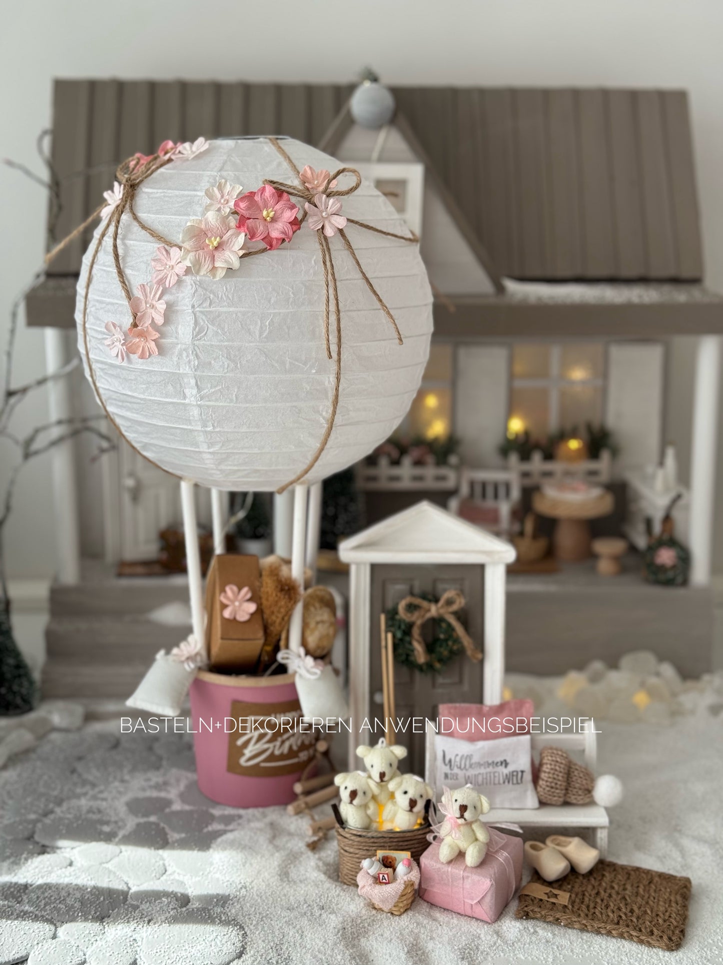 Teddybären Miniatur für Wichteltür und Puppenhaus