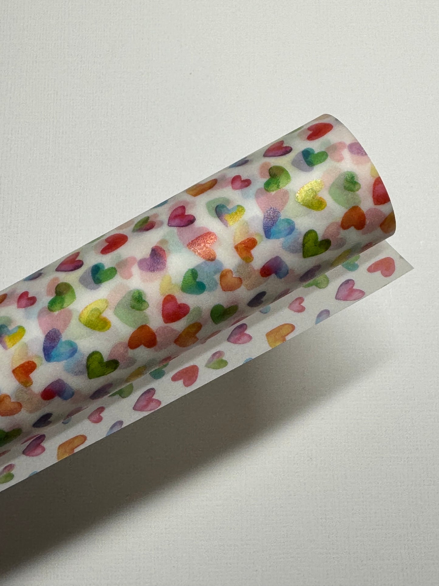 Transparentpapier auf Rolle verschiedene Muster