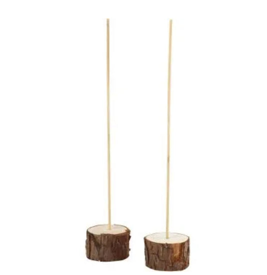 Holzfüße mit Stab