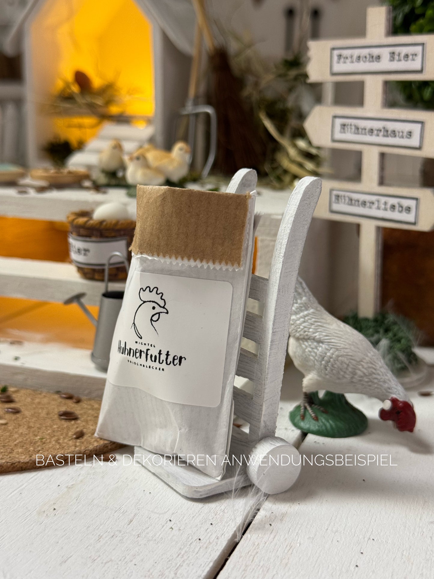 Hühnerstall Miniatur Kreativset 1:12 Wichteltür