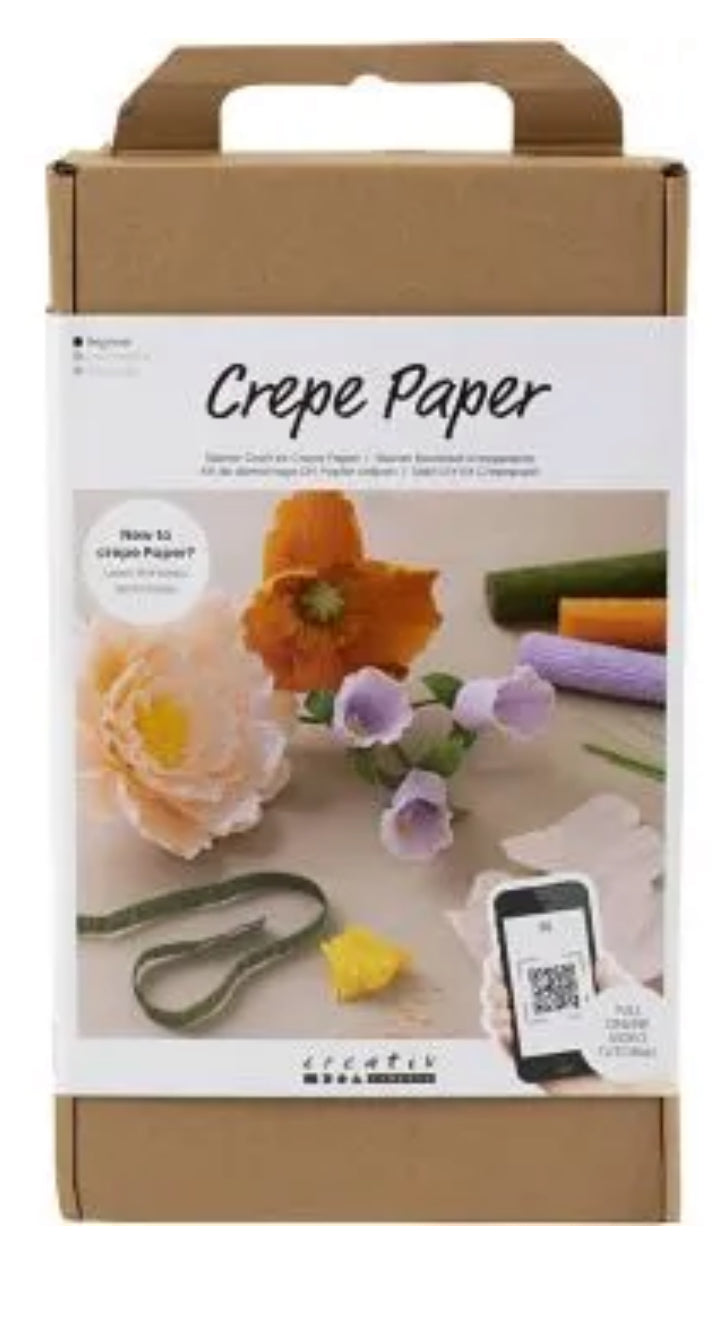 Krepppapierblüten Starter Set