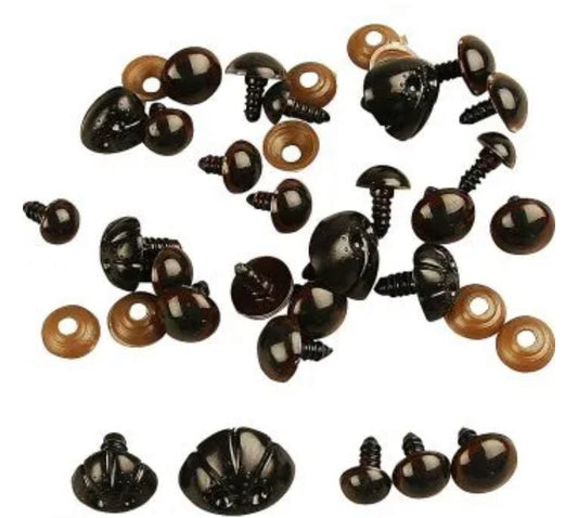 Teddy Augen und Nasen