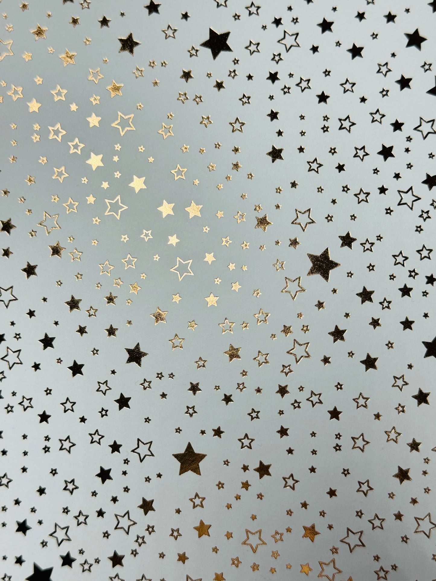 Tonkarton folierte Sterne