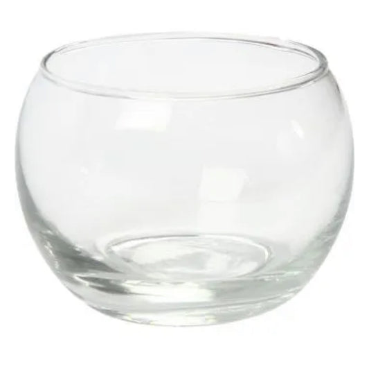 Teelichtglas rund