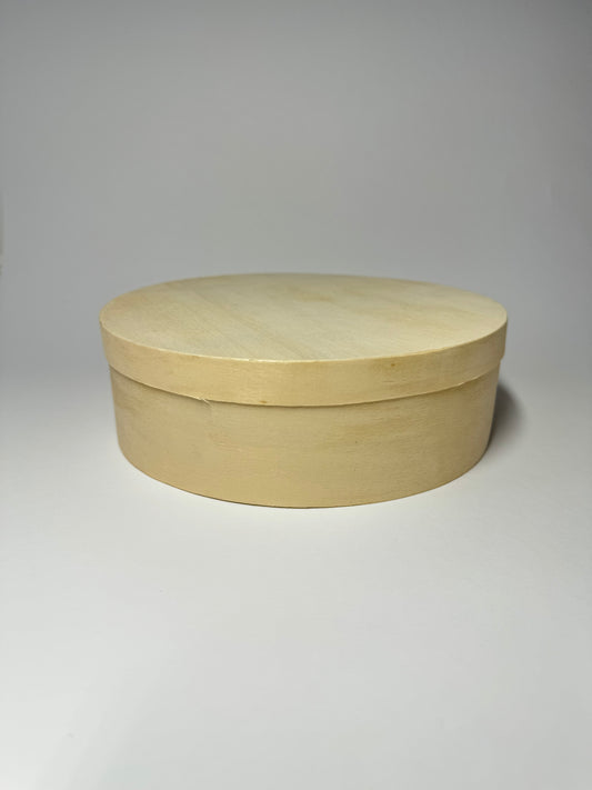 Holzschachtel rund