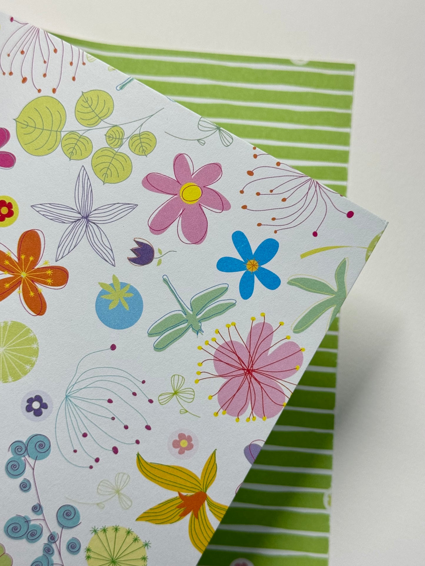 Designpapier Matt-Line Bunte Vielfalt Frühlings-Potpourri