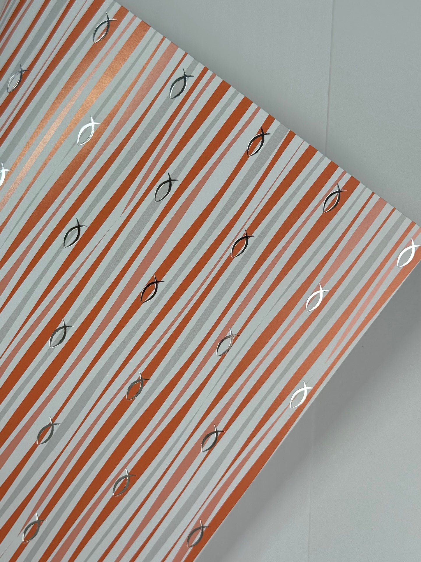 Designpapier Jesus Orange zur Konfirmation