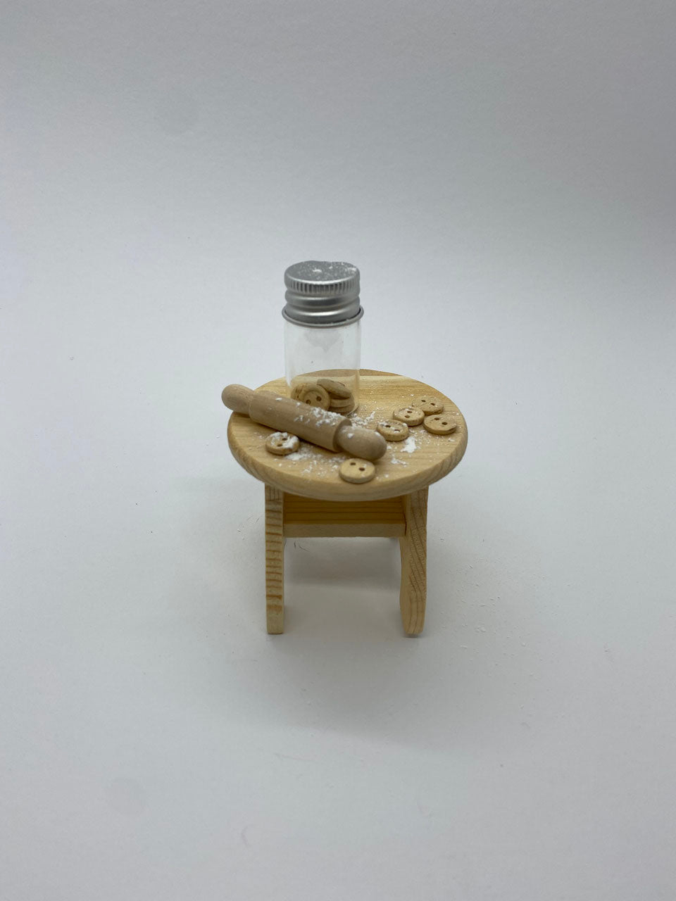 Keksglas mit 10 Holzkeksen