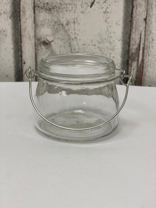 Kerzenglas mit Henkel