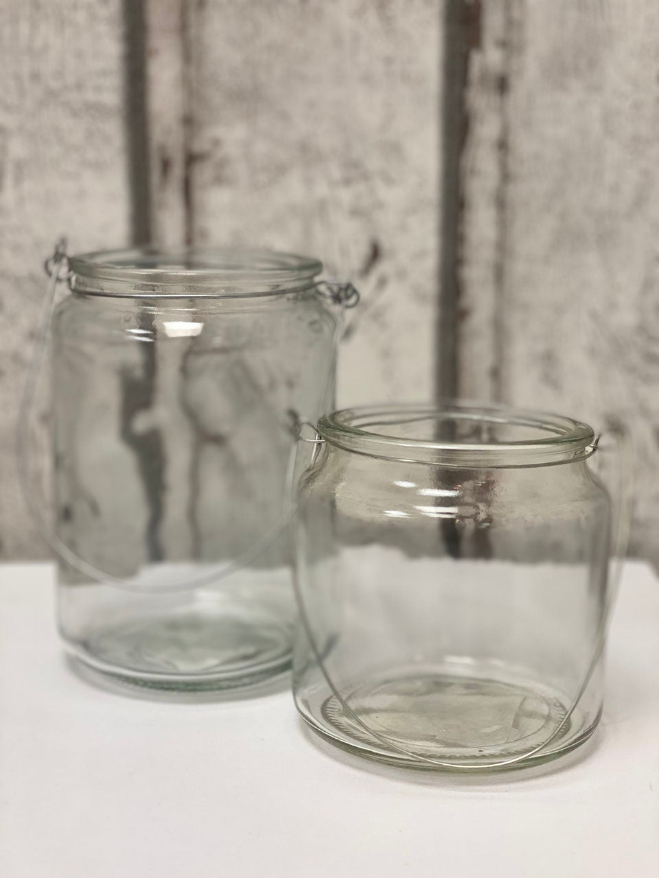 Kerzenglas mit Henkel