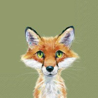 Papierservietten Fuchs – Tiermotiv | 33 × 33 cm