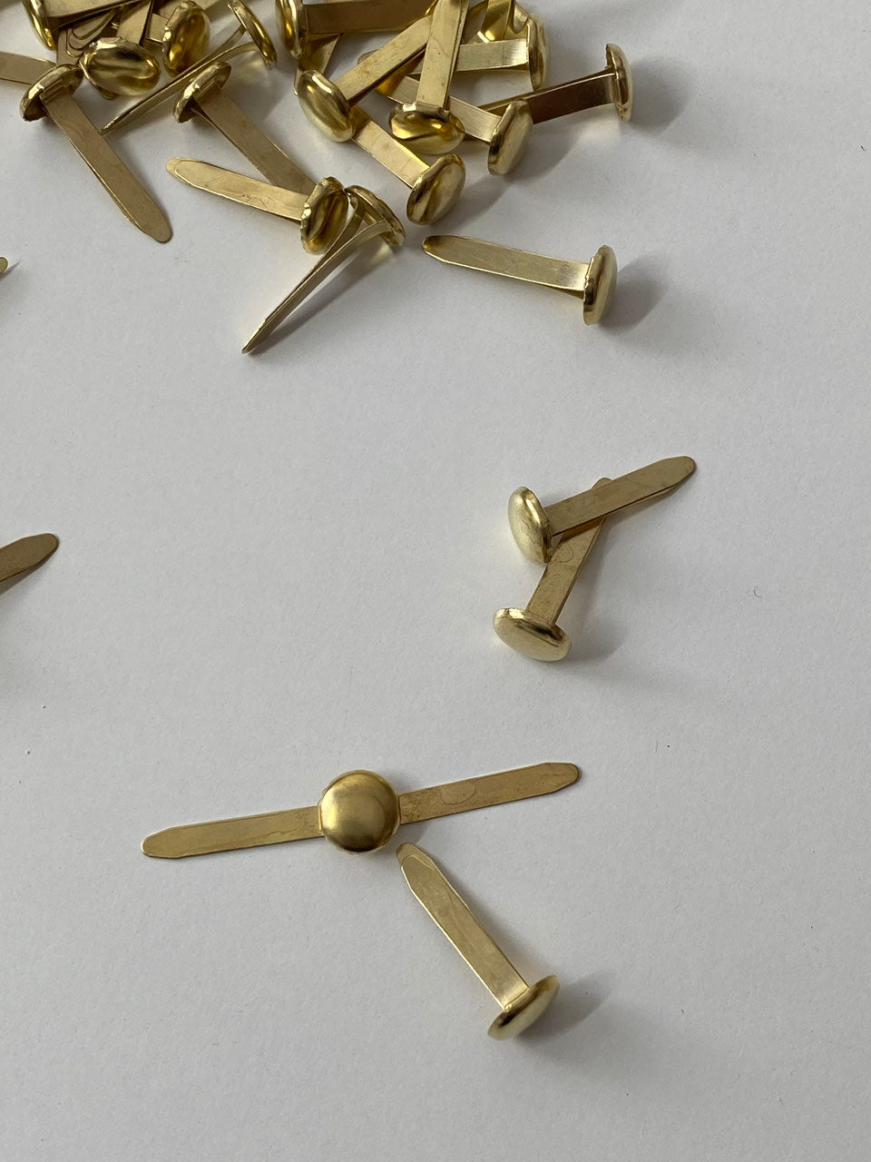 Rundkopfklammer gold für Türgriffe