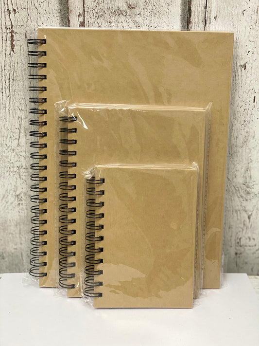 Notizbuch Punktraster natur