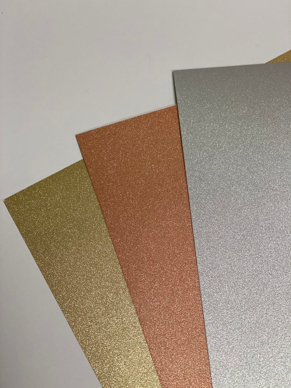 Papier Metalleffekt Glitter fein