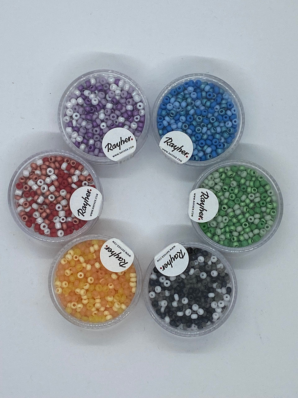 Rocailles, 2,6 mm perlmutt mix