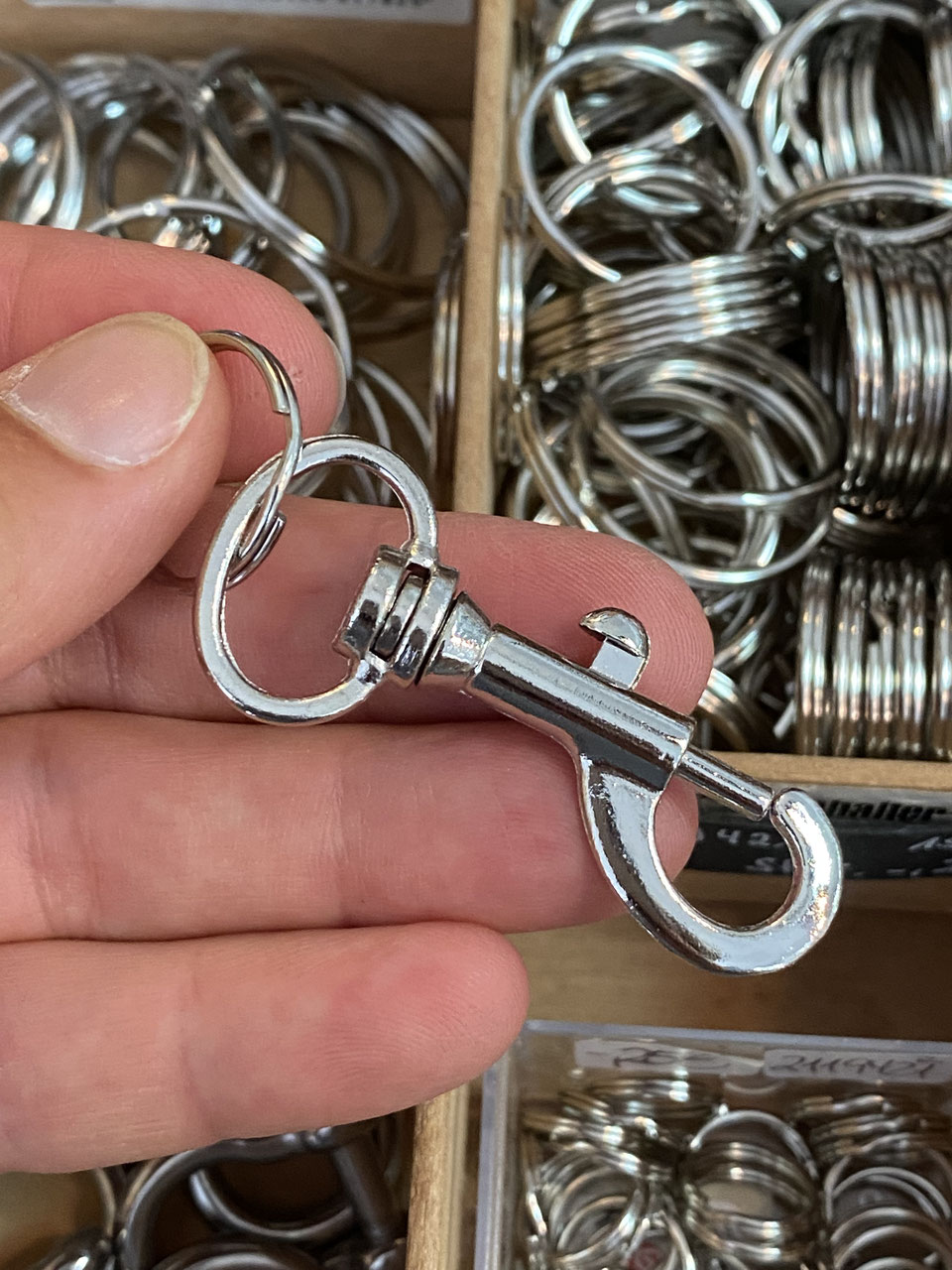 Karabiner mit Ring