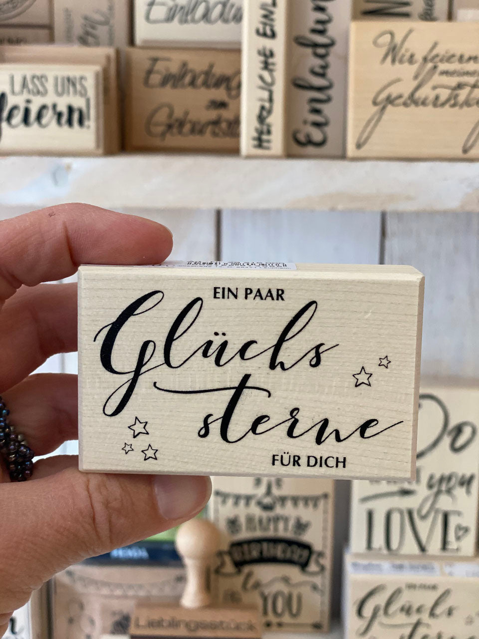 Stempel Ein Paar Glückssterne für Dich
