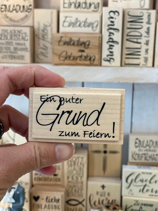 Stempel Ein guter Grund zum Feiern!