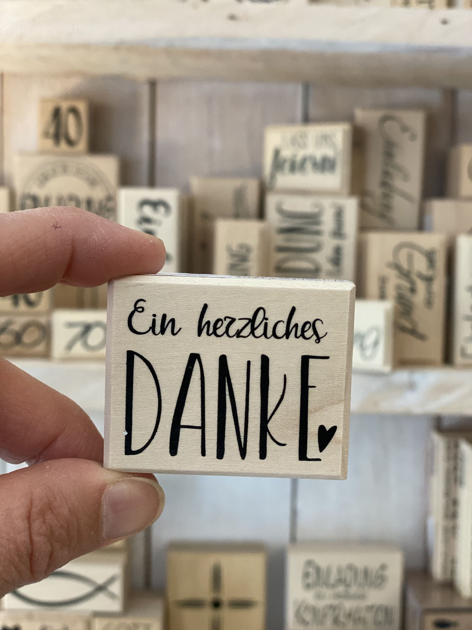 Stempel Ein herzliches Danke