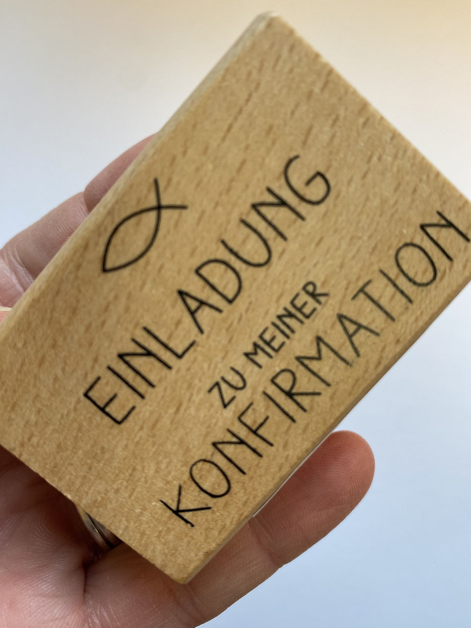 Stempel Einladung zur Konfirmation