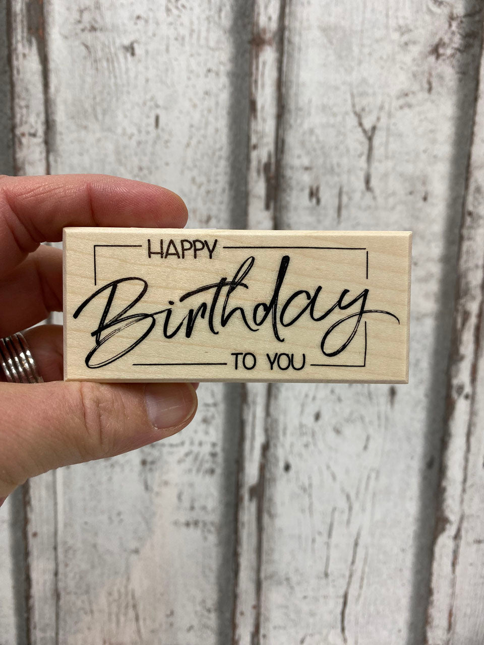 Stempel Happy Birthday TO YOU