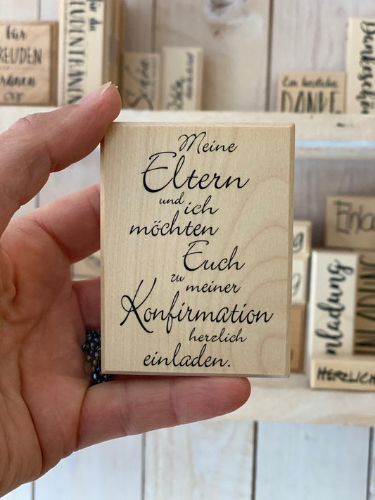 Stempel Konfirmation