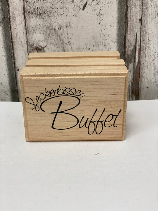 Stempel Leckerbissen Buffet