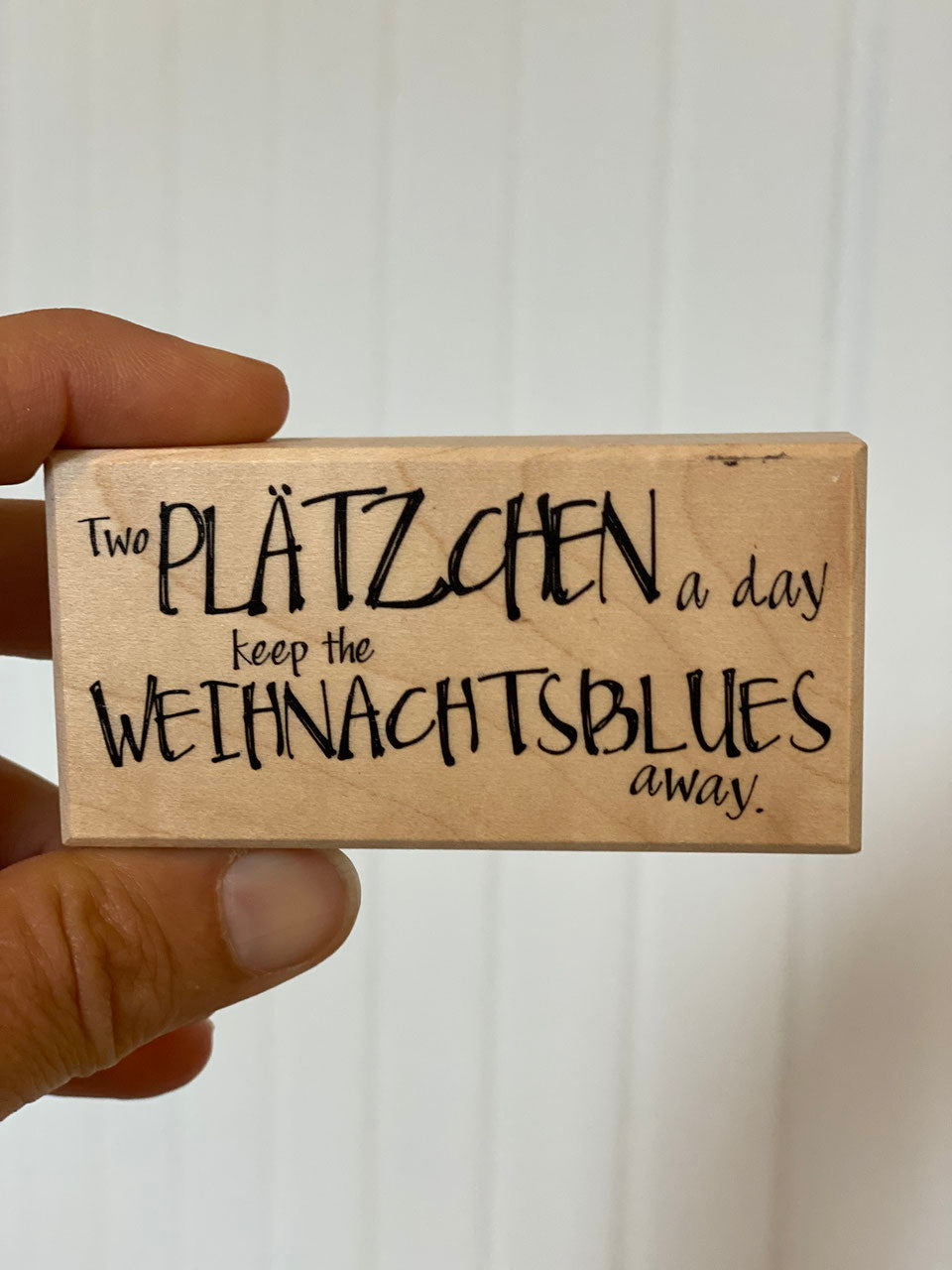 Stempel Weihnachtsblues