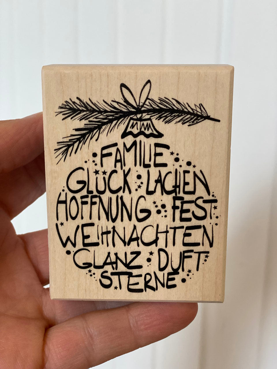 Stempel Christbaumkugel
