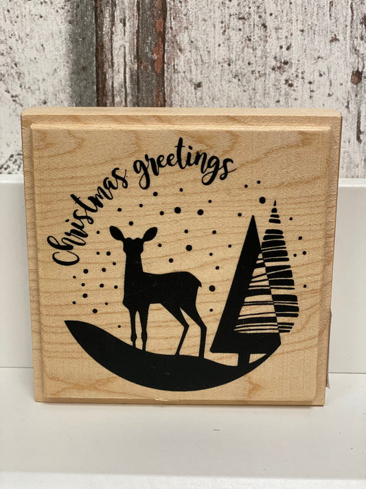 Stempel christmas greetings
