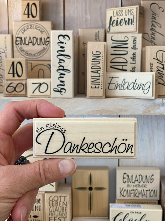 Stempel ein kleines Dankeschön