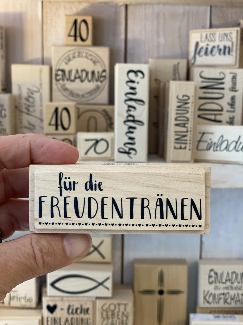 Stempel für die FREUDENTRÄNEN