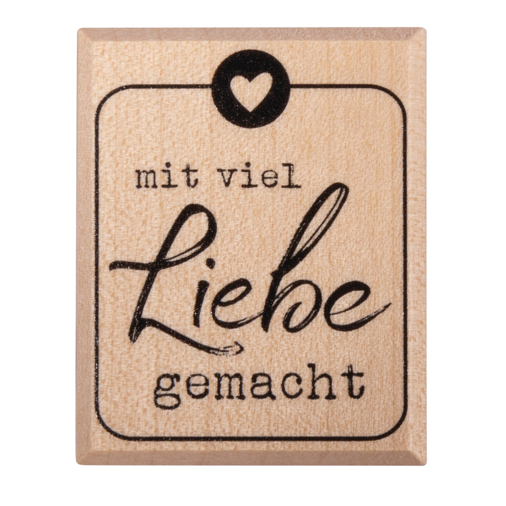 Stempel mit viel Liebe gemacht