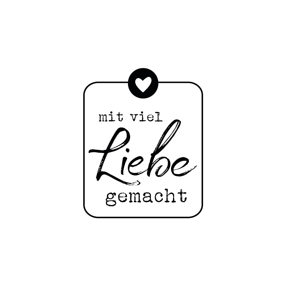 Stempel mit viel Liebe gemacht