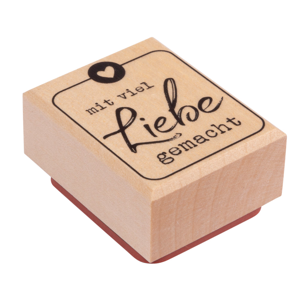 Stempel mit viel Liebe gemacht