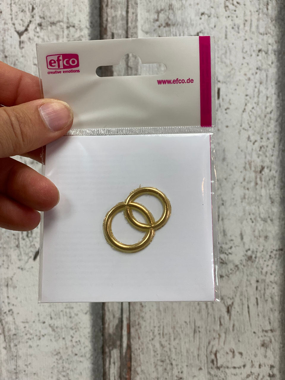 Wachs Dekorationsteil Eheringe