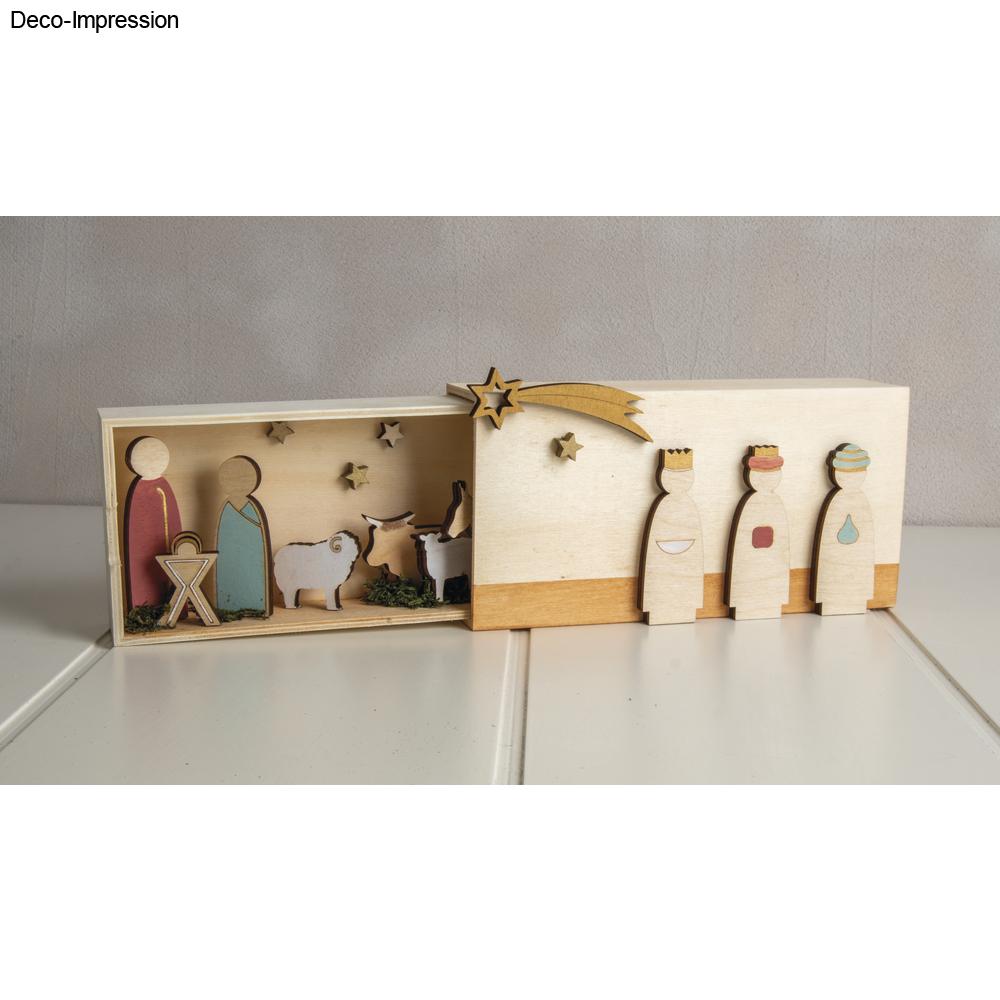 Krippenfiguren Holzdeko