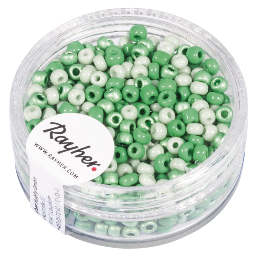 Rocailles, 2,6 mm perlmutt mix